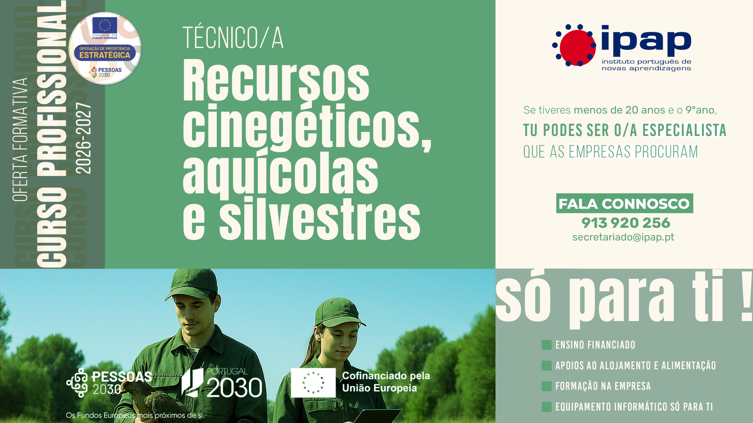 Técnico/a de Recursos Cinegéticos, Aquícolas e Silvestres